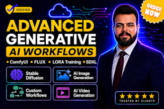 create advance comfyui workflows for ai image generation and video generation
