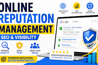 do online business brand reputation management reverse SEO optimization clutch