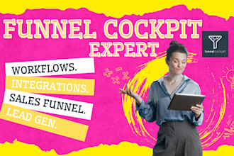 set up funnelcockpit sales funnel workflow automation lead gen, email automation