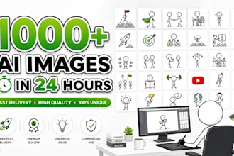 generate 1000 to 3000 ai images in bulk within 24 hours