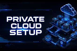 setup proxmox ve, vmware esxi or private cloud on dedicated server