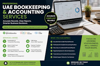 uae bookkeeping accounting financial statements and quickbook crm zoho pipedrive