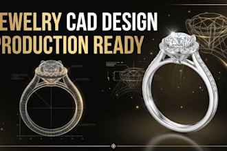 create production ready custom jewelry cad designs in matrix and rhino