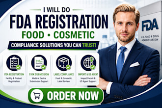do fda food cosmetic registration and compliance