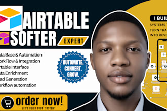 setup airtable automation, n8n ai, airtable database crm, clay com, softr exper