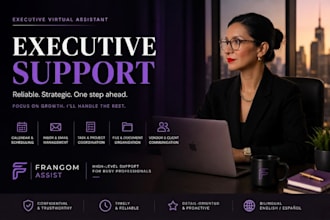 provide executive virtual assistant and operations support