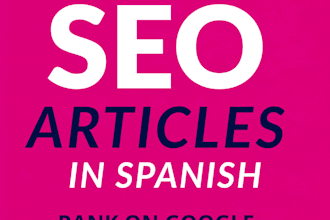 write SEO articles in spanish for your blog