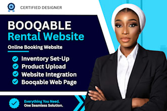 booqable rental website, rental website and inventory, booking website