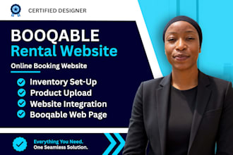 booqable rental website, rental website and inventory, booking website