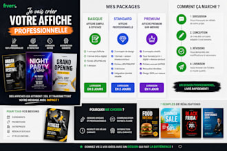 design graphique moderne et professionnel