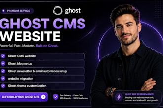 build ghost cms website ghost blog email newsletter migrate ghost theme cms