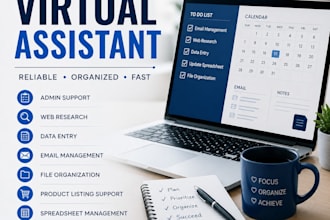 be your virtual assistant for admin tasks