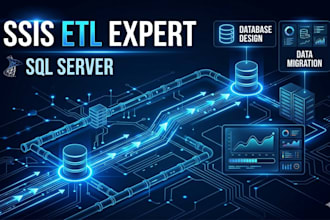 design database and build ssis etl packages