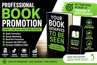 amazon book promotion, ebook marketing, amazon kindle, amazon ad book promotion