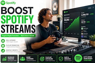 grow your music audience with spotify youtube view and tiktok marketing