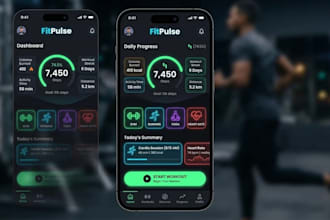 develop a flutter fitness app
