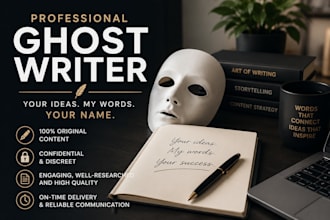 professionally ghostwrite high quality content
