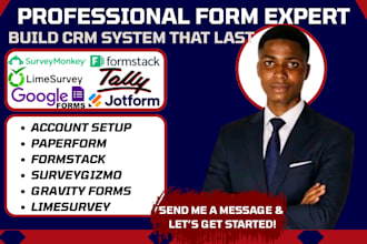 create surveymonkey formstack google form gravity forms limesurvey jotform tally
