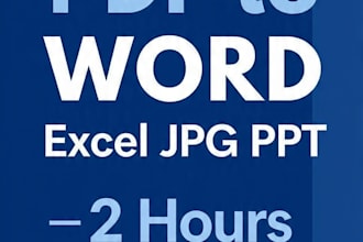 convert PDF to word, excel, jpg, PPT with 100 accuracy fast