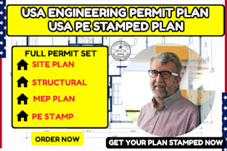 licensed engineer building plan permit drawing cad drafter, ohio, california