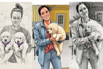 draw pencil sketch realistic pencil portrait hand drawn sketch from photo sketch