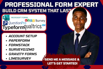 create and set up typeform qualtrics questionpro zoho survey and microsoft forms