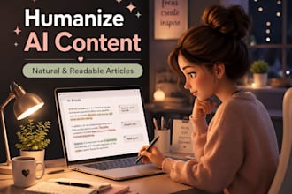 humanize and edit ai generated blog posts and articles