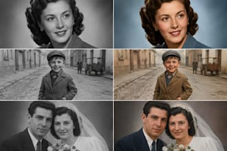 recolor vintage photos professionally