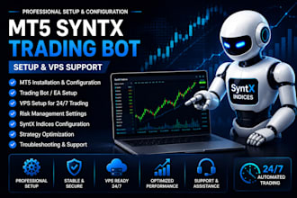 setup mt5 syntx trading bot with profitable strategies