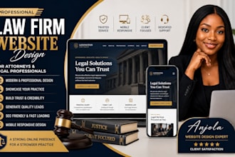 design professional law firm and attorney website