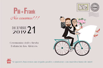 tarjetas de cumpleños, casamientos, comunion