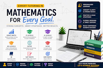 tutor a levels, as levels, o levels, igcse, gmat math, ib, sat, act, gre, gcse