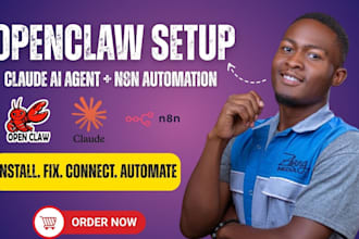setup open claw ai agent setup open claw fix openclaw n8n setup openclaw moltbot