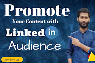 create a linkedin post for your products, business or services