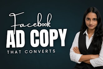 write professional facebook and google ads for conversions