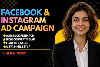 write facebook and meta ads campaign for conversions