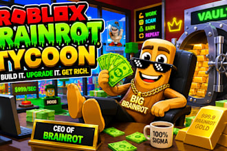 do full game creation, roblox game, roblox map, brainrot, roblox scripter tycoon