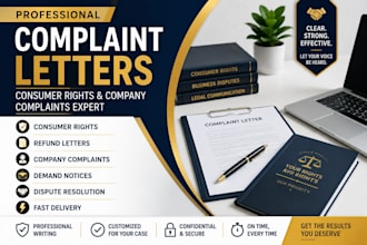 write consumer rights and com pany complaint letters