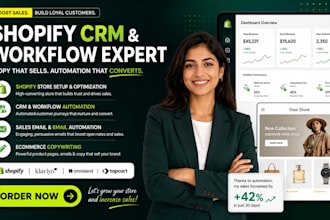 ai shopify CRM workflow ecommerce copywriting email automation setup sales email