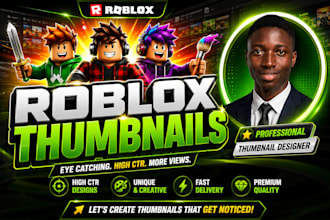do roblox thumbnail roblox youtube cartoon thumbnail roblox design roblox script