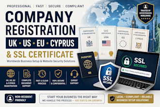 do company registration UK US eu company registration cyprus and ssl certificate