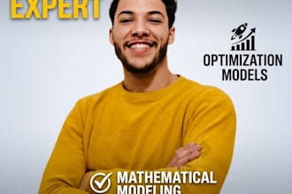 help in operations research, linear programming and optimization models