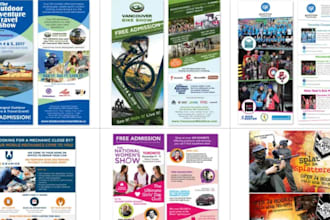 design sales eddm postcard, direct mail flyer, rack card, canva social posts