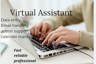 be your virtual assistant for data entry and web research