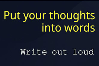 chat with you when you need to think out loud