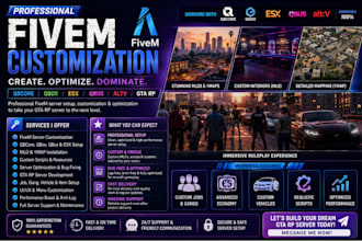 fivem customization mlo fivem qbcore qbox altv qbus gta rp server gtav esx ymap