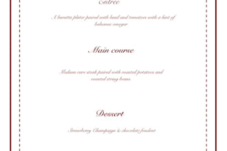 design luxury restaurant menus and aesthetic branding