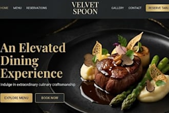 design squarespace restaurant website food menu website dining website