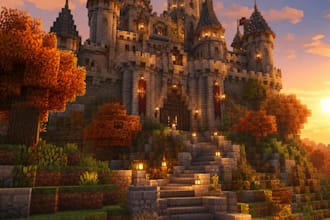 be minecraft map builder for minecraft castle, minecraft build, spawn