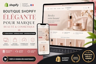 créer une boutique shopify professionnelle optimisée pour vendre